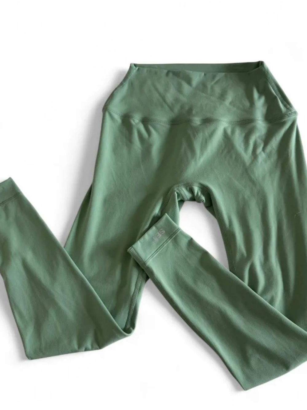 SET Active Sage Green High-Waist Leggings